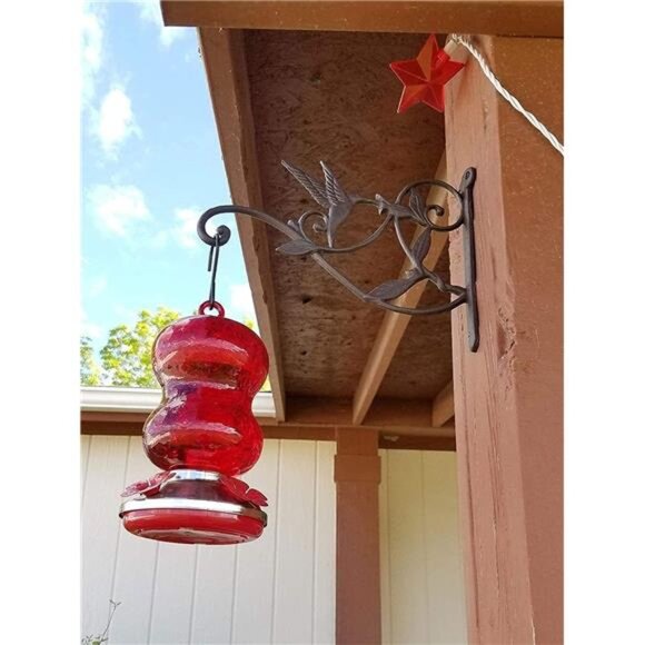 Hanging Plant Bracket Hook Iron Decorative Plant Hanger for Flower Basket - Picture 5 of 7